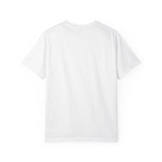 Proudly Clouded Head in the Clouds tee — hand-drawn paraglider among clouds