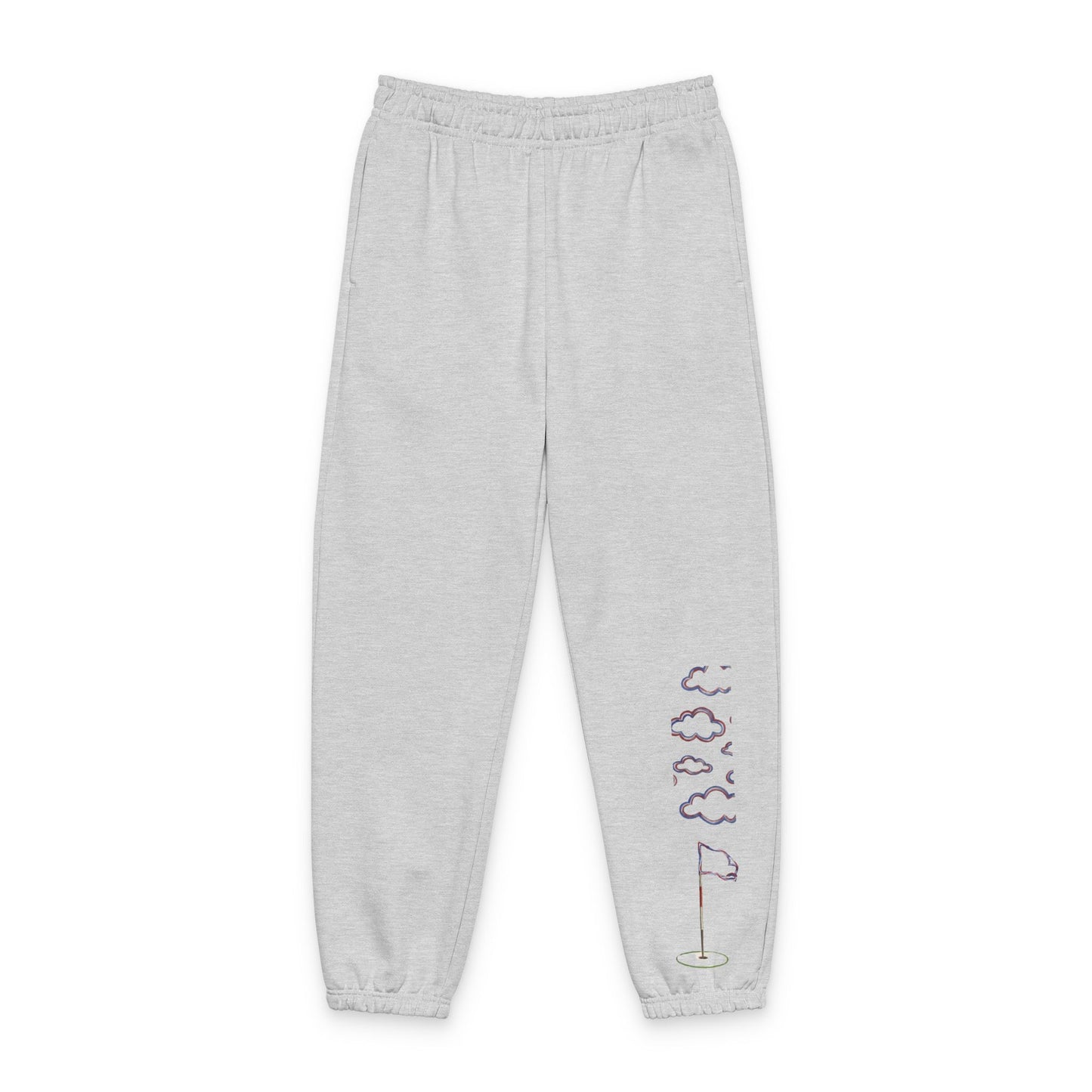 Proudly Clouded Flag & Hole sweatpants with embroidered golf detail
