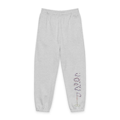 Proudly Clouded Flag & Hole sweatpants with embroidered golf detail