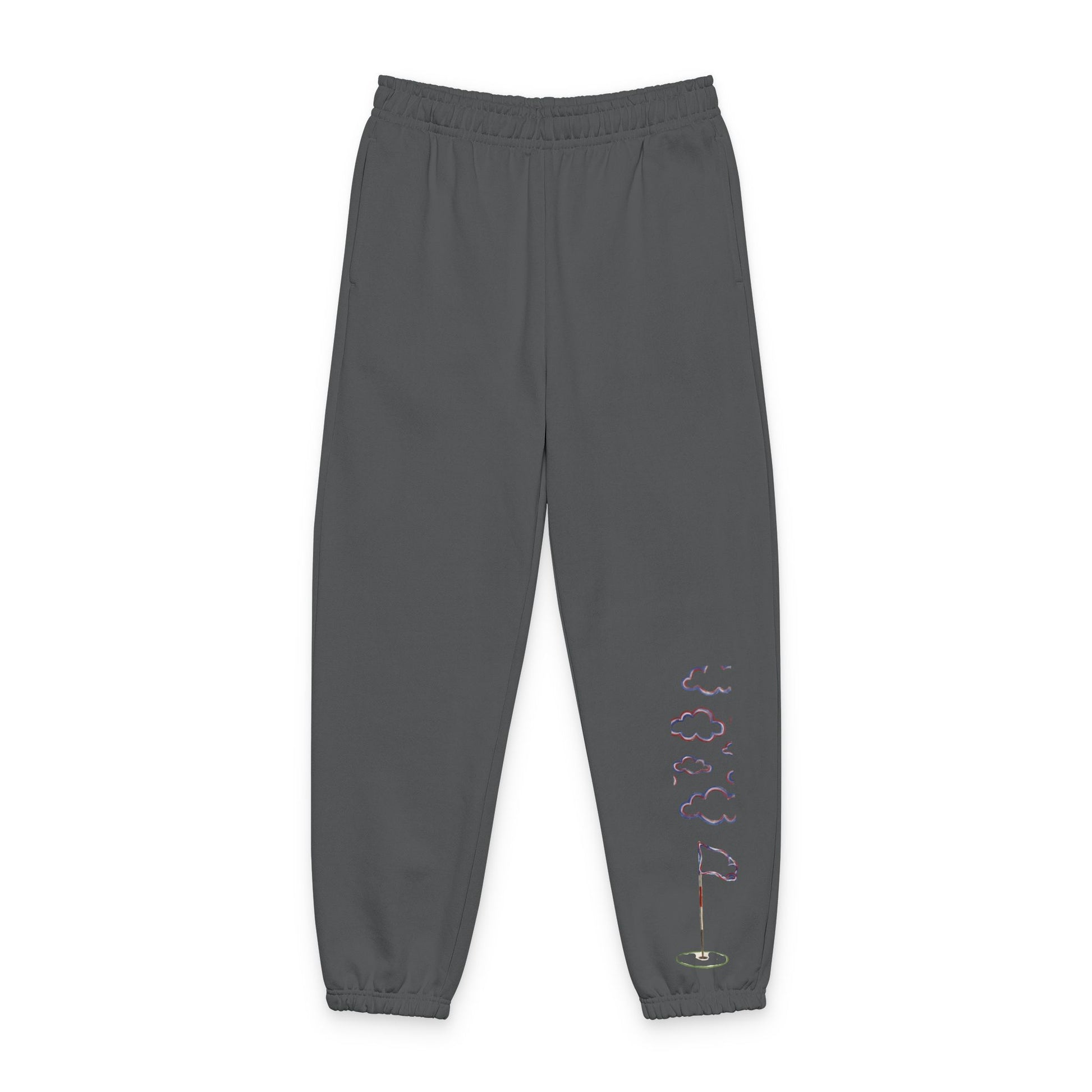 Proudly Clouded Flag & Hole sweatpants with embroidered golf detail