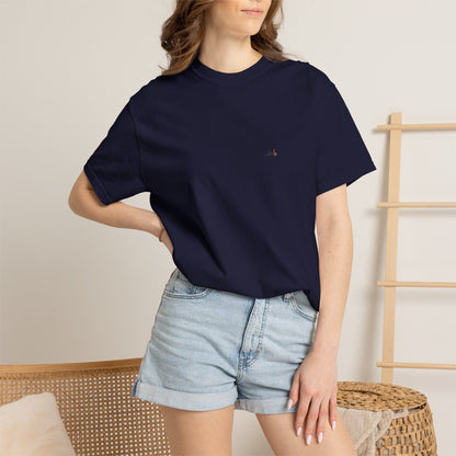 American Flag Hole Tee — Flag Chest Print & Flag-Hole Back