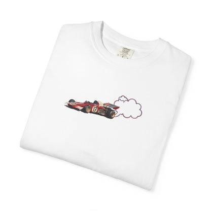 Proudly Clouded vintage racecar puff-print tee