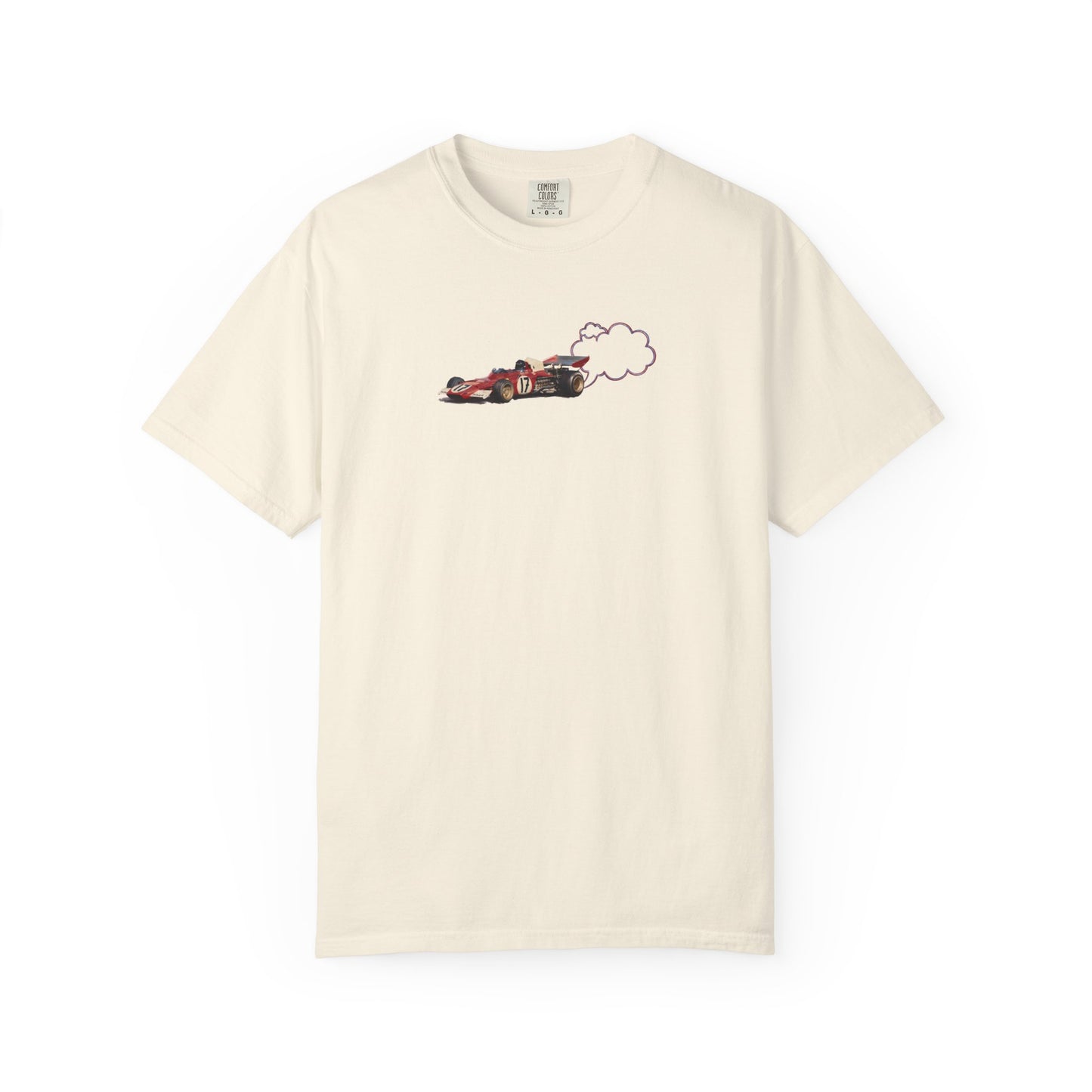 Proudly Clouded vintage racecar puff-print tee