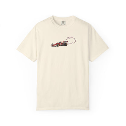 Proudly Clouded vintage racecar puff-print tee