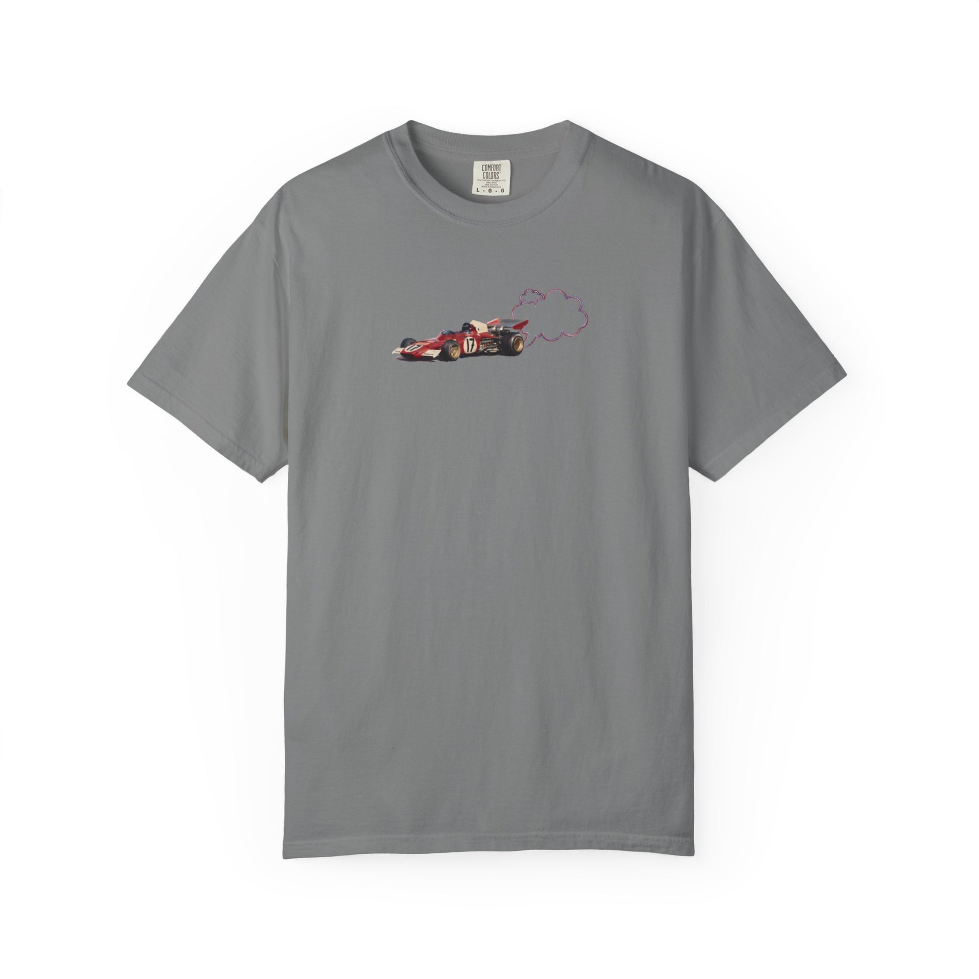 Proudly Clouded vintage racecar puff-print tee