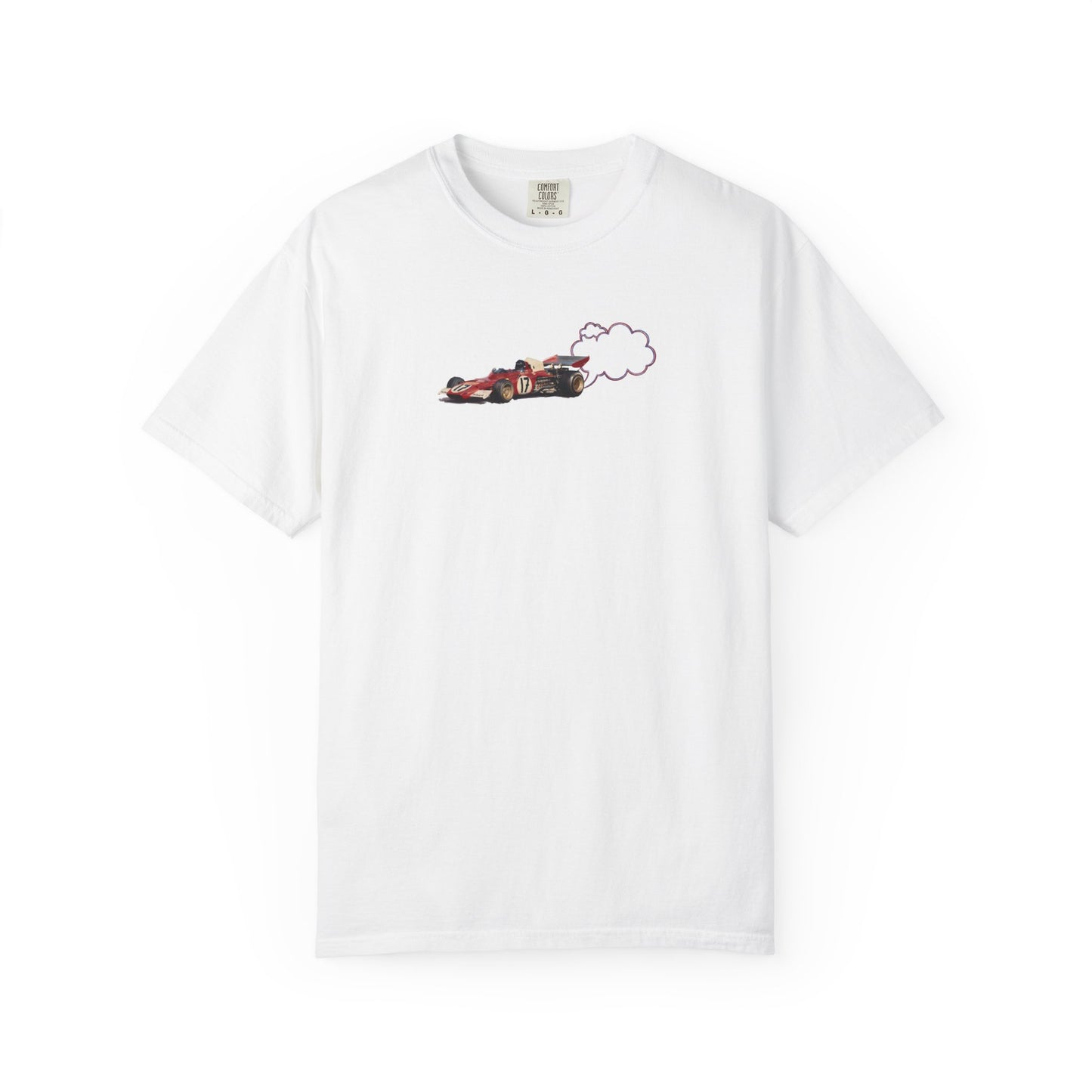 Proudly Clouded vintage racecar puff-print tee