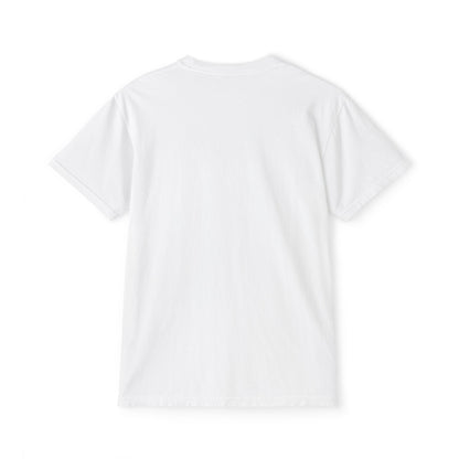 Proudly Clouded American Clouds pocket tee with a dreamy cloud back print