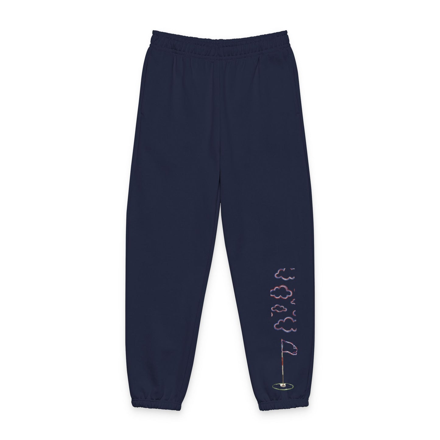 Proudly Clouded Flag & Hole sweatpants with embroidered golf detail