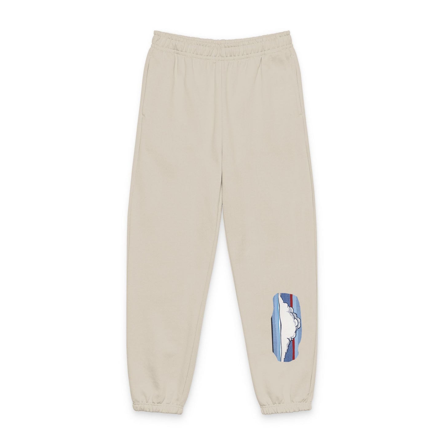 Cloud Surf Graphic Sweatpants — Cozy Retro Skate Vibe