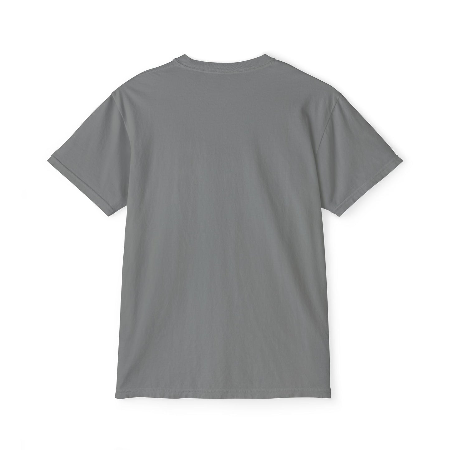 American Flag Pocket Tee — Cloud Dreams Graphic T‑Shirt (Surfer on Cloud Back Print)