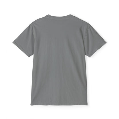 American Flag Pocket Tee — Cloud Dreams Graphic T‑Shirt (Surfer on Cloud Back Print)