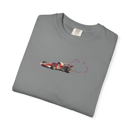 Proudly Clouded vintage racecar puff-print tee