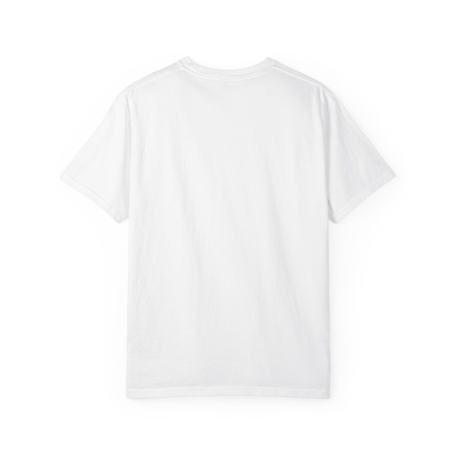 Chairlift with dog front print T-Shirt — Dreamy Paraglider in Clouds Graphic Tee